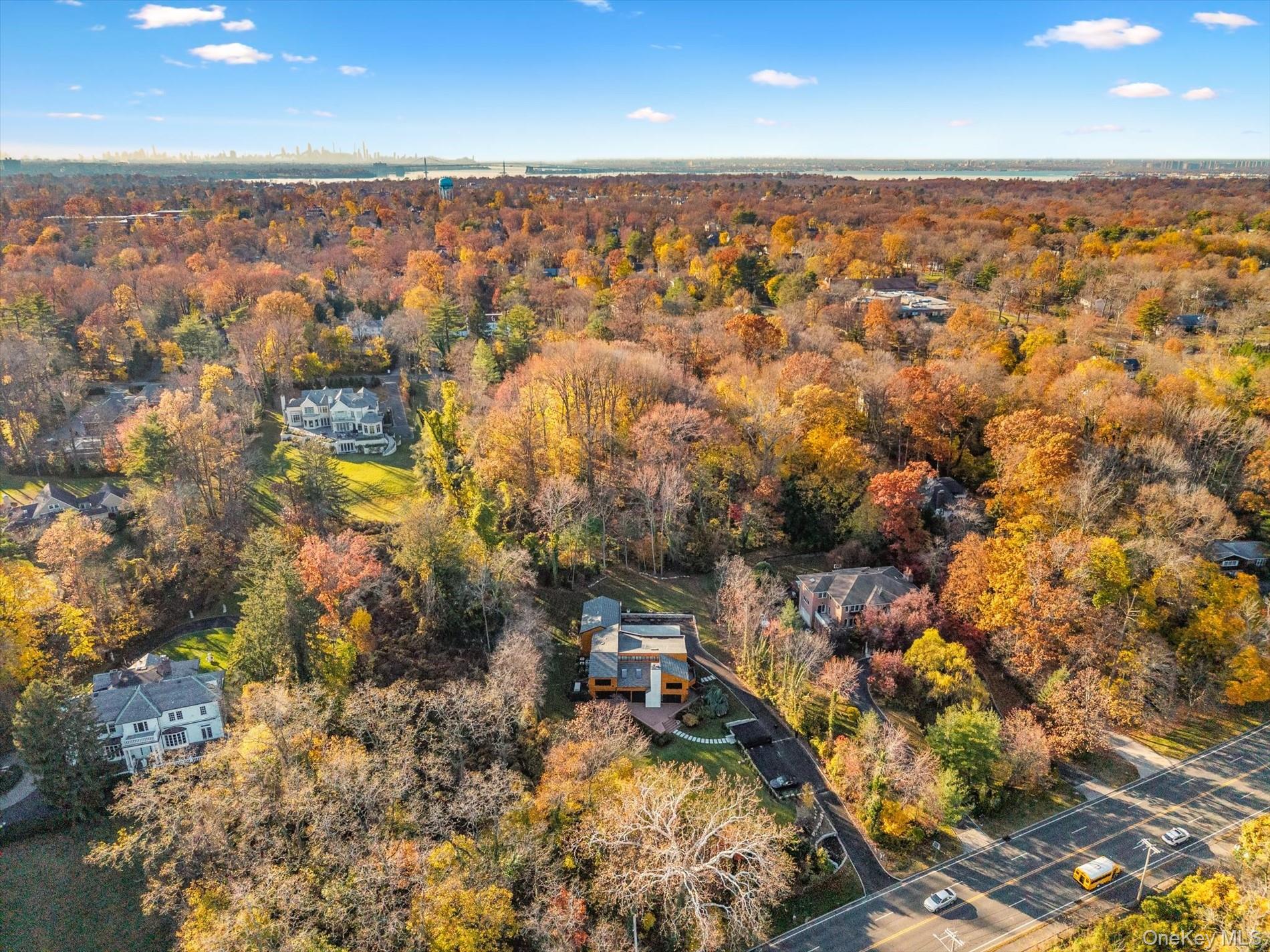 369 East Shore Road Great Neck, NY 11023 - Photo 45 of 50 an aerial view of a house with a yard