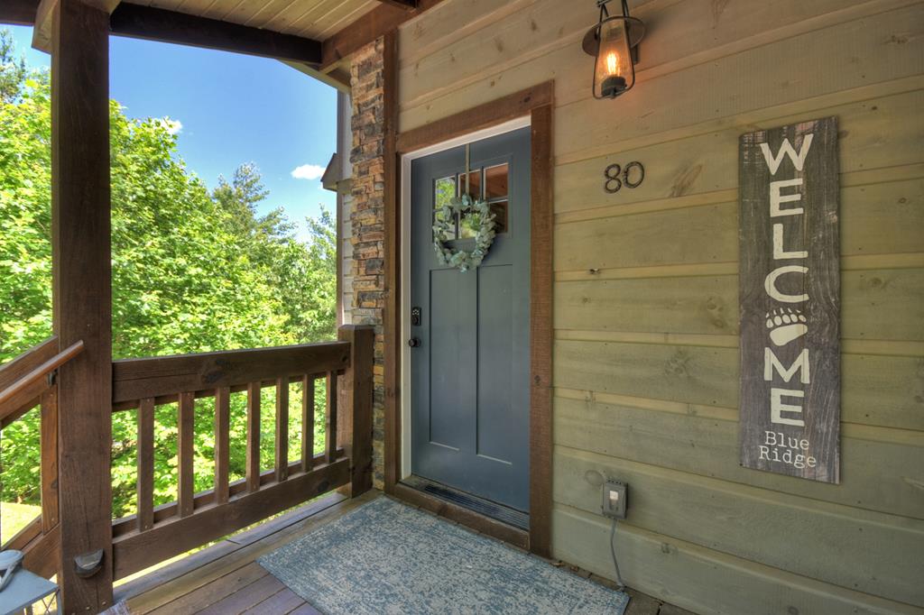 80 Tom Tom Trail Blue Ridge, GA 30513 - Photo 60 of 67 a view of a porch of a house