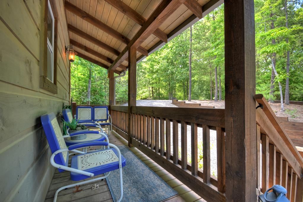 80 Tom Tom Trail Blue Ridge, GA 30513 - Photo 61 of 67 a view of a two chairs in the balcony
