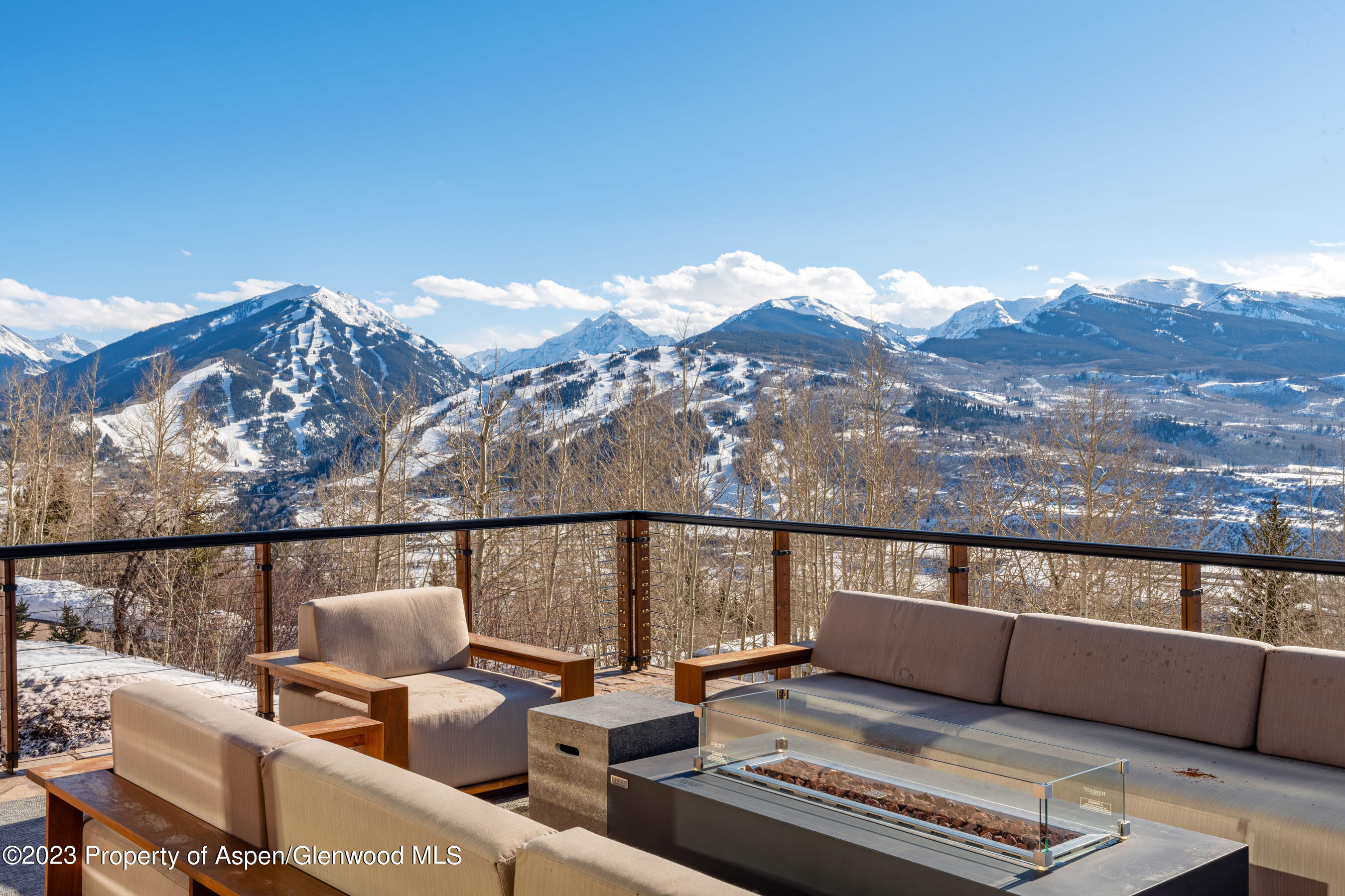 70 Larson Road Aspen, CO 81612 - Photo 11 of 55 a view of balcony with furniture