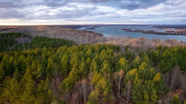 a view of mountain with lake view