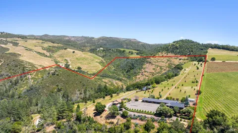 a view of lake and mountain