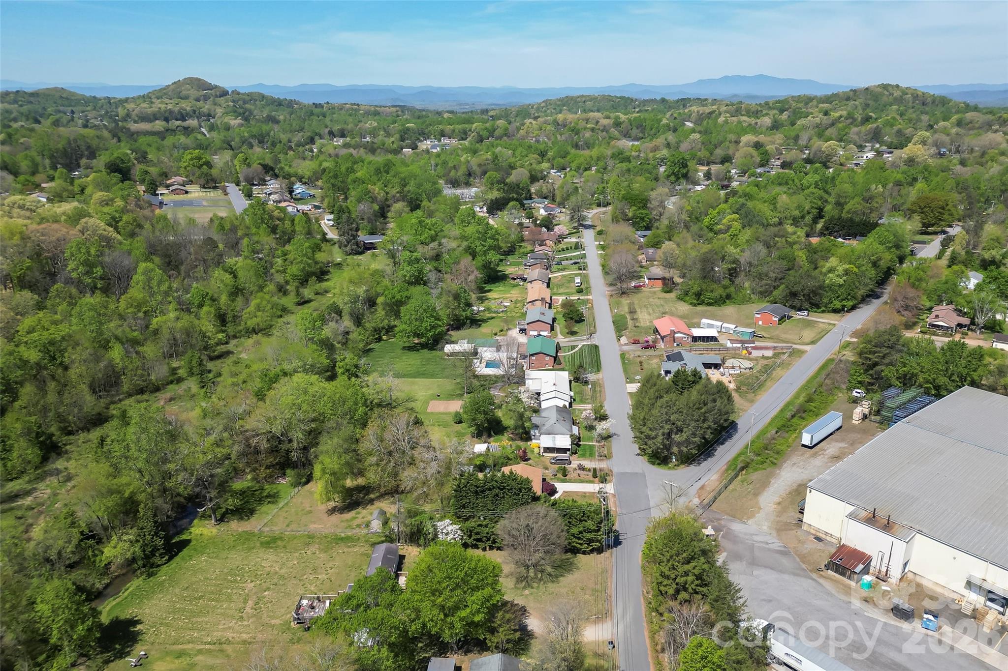 428 Melrose Street Southwest Lenoir, NC 28645 - Photo 32 of 34 an aerial view of a city