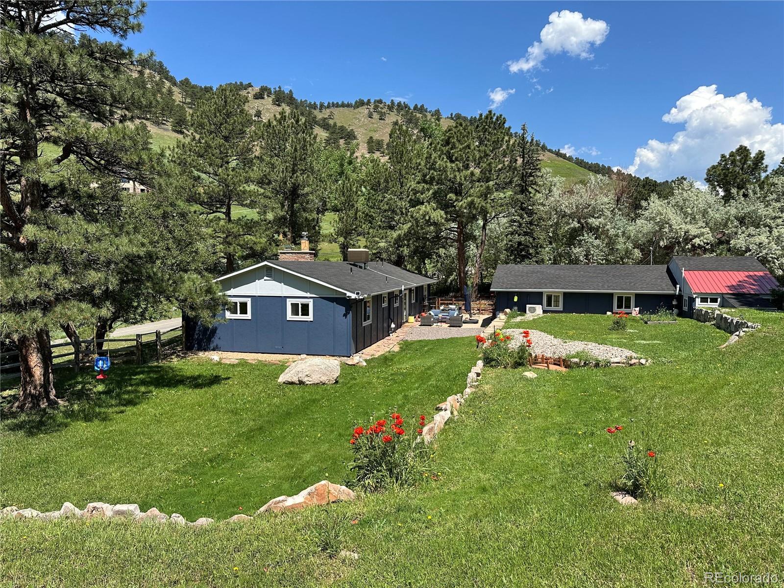 5384 Olde Stage Road Boulder, CO 80302 - Photo 12 of 49 a view of a house with a big yard