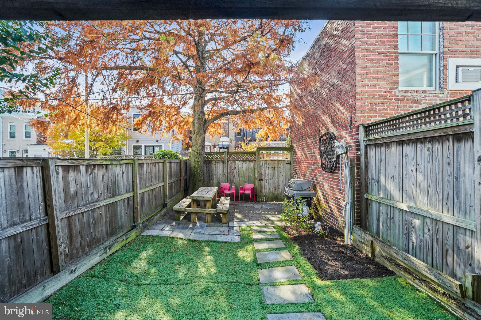 1217 E Street Northeast Washington, DC 20002 - Photo 36 of 46 Deep yd, w/alley gate EZ bikes/strollers/groceries
