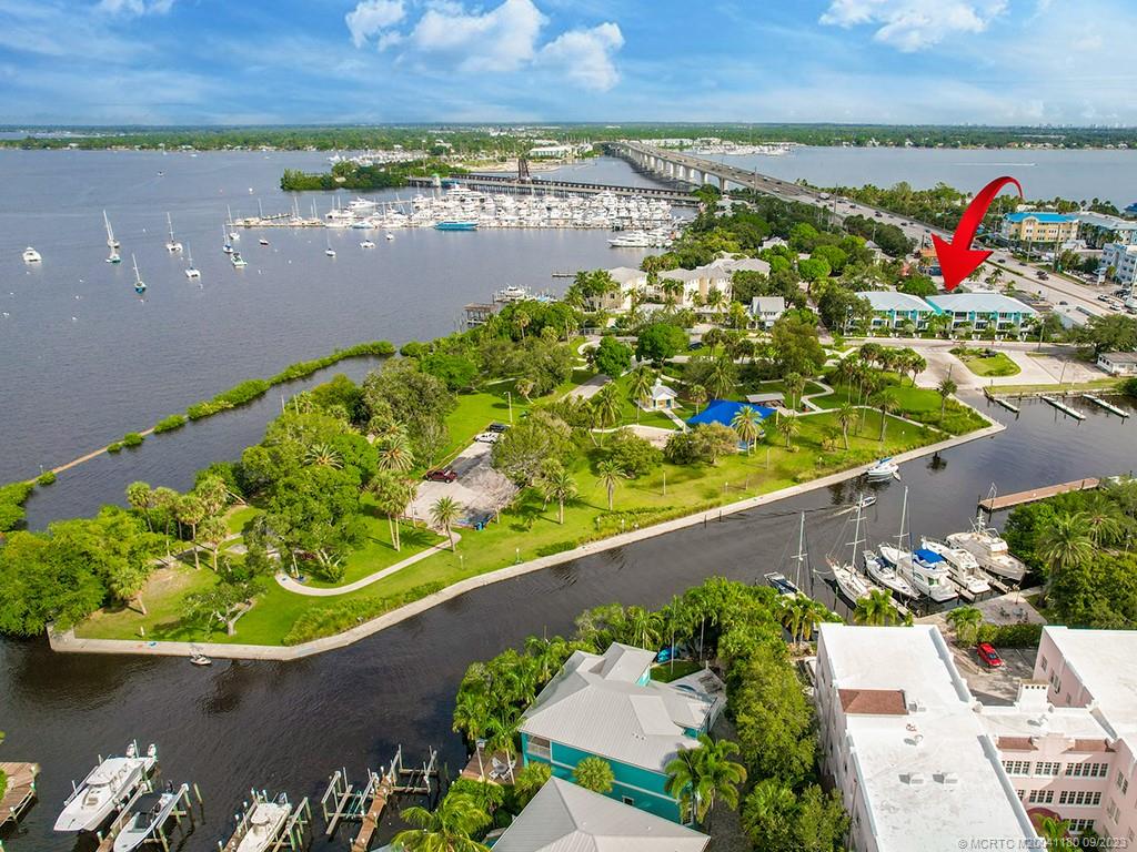 519 Southwest Ocean Boulevard Stuart, FL 34994 - Photo 2 of 27 an aerial view of a house