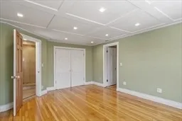 a view of livingroom with wooden floor