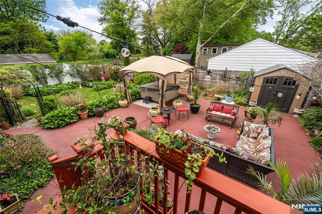 5 Leo Terrace Bloomfield, NJ 07003 - Photo 30 of 32 an outdoor space with furniture and umbrella