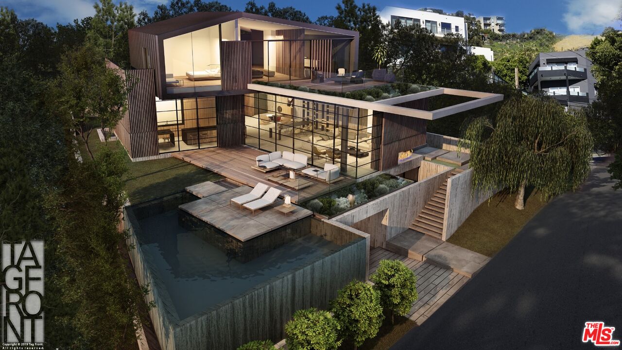 1547 Sunset Plaza Drive Los Angeles, CA 90069 - Photo 1 of 8 a view of a house with backyard and sitting area