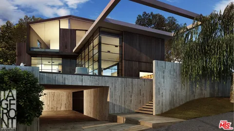 a view of a house with a street