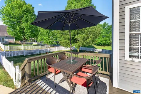 a outdoor view with a sitting space