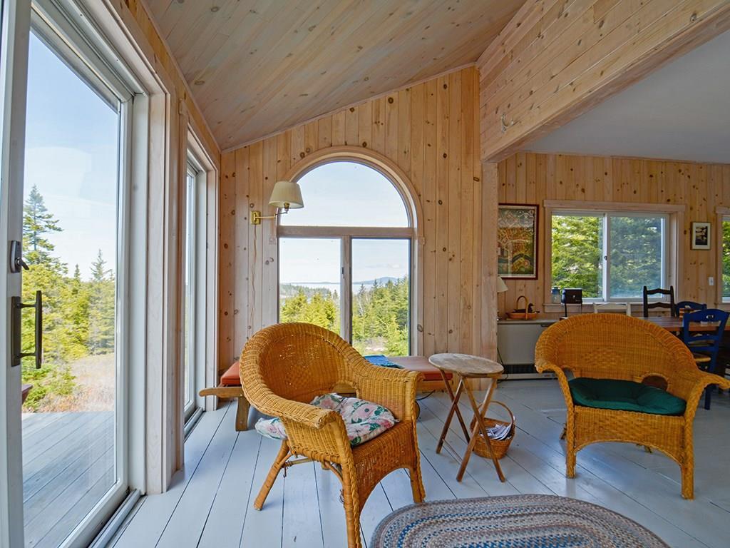 49 Atlantic Road Swans Island, ME 04685 - Photo 12 of 33 Sliding Door connecting to the deck.