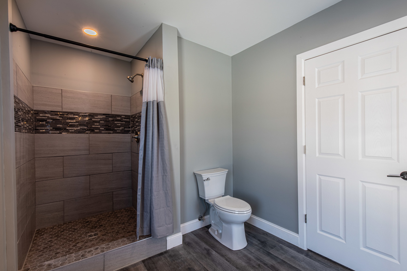 204 East South Street Sheffield, IL 61361 - Photo 21 of 30 a bathroom with a toilet and a shower