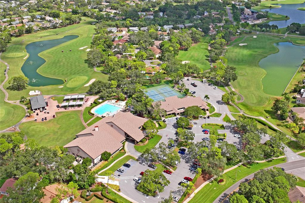 2252 Pebble Beach Drive Spring Hill, FL 34606 - Photo 92 of 100 an aerial view of residential houses with outdoor space and street view