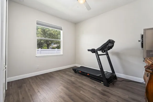 a room with furniture and window