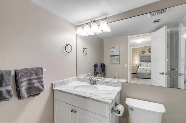 a view of a balcony with city view