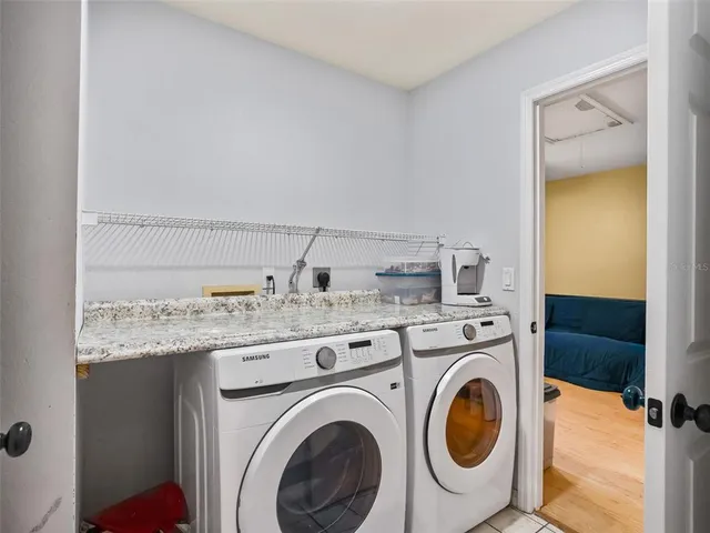 a view of storage and utility room