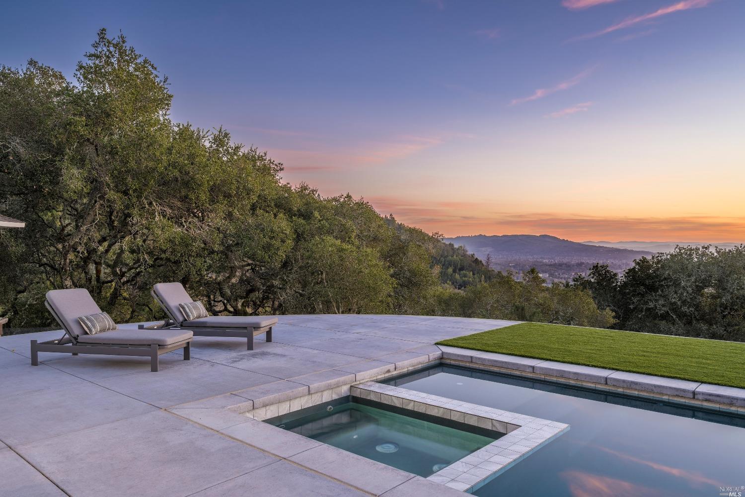 a view of an outdoor sitting space