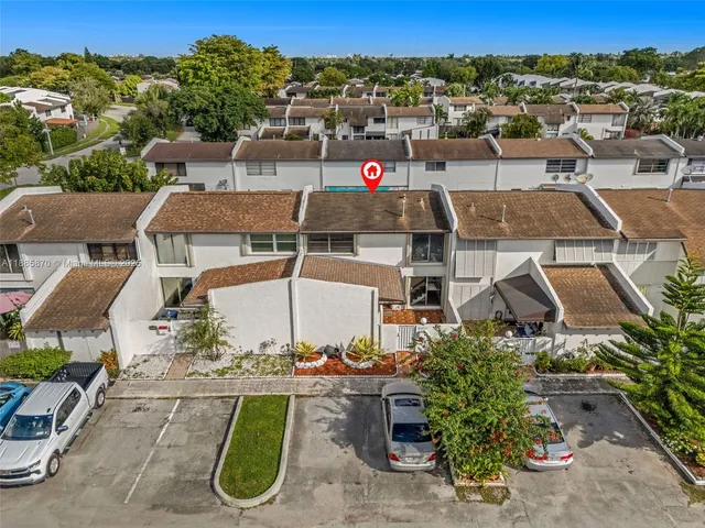 an aerial view of city