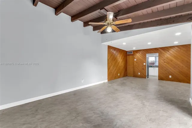 a view of an empty room