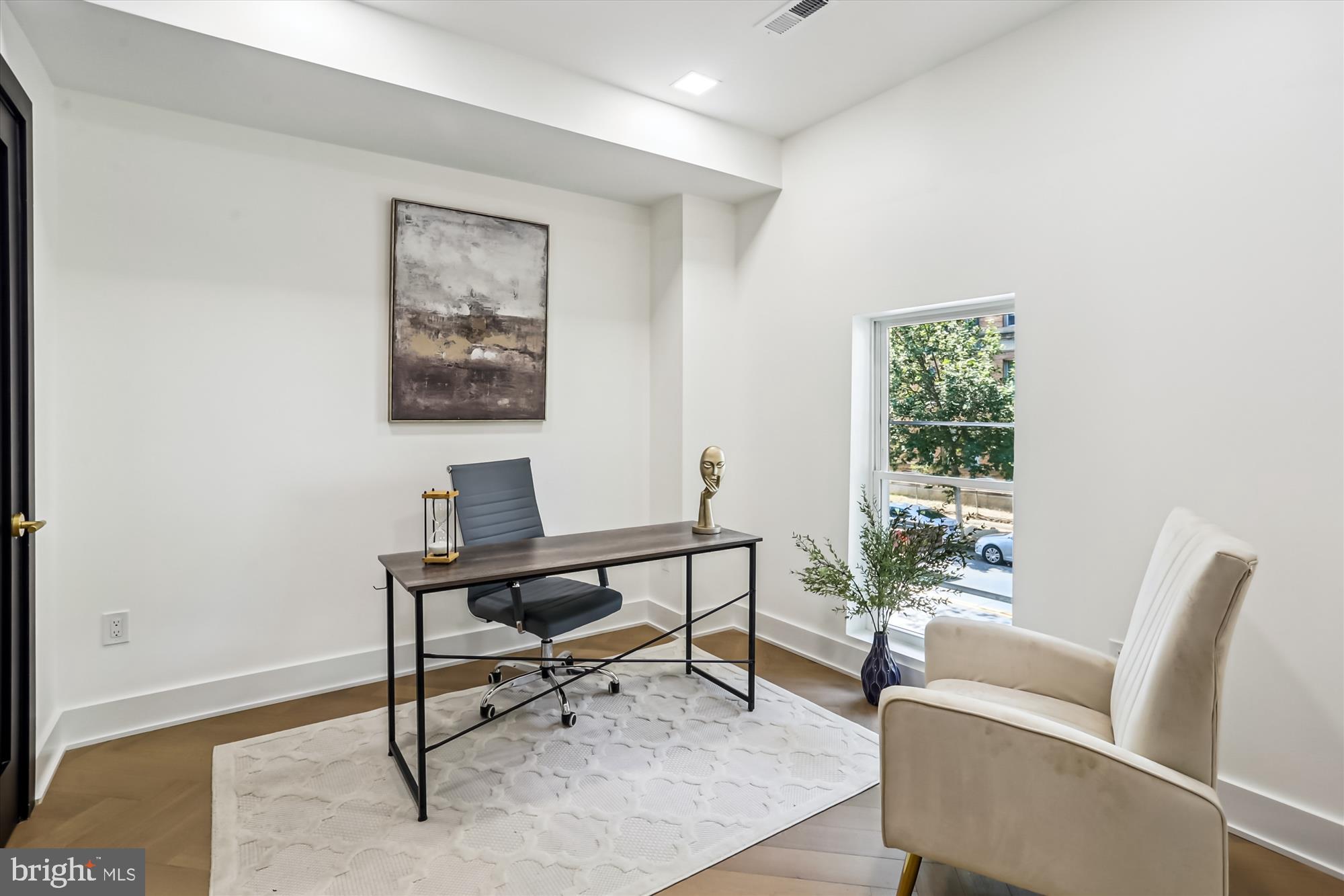 1832 Florida Avenue Northwest Washington, DC 20009 - Photo 41 of 60 a view of a livingroom with workspace and a couch