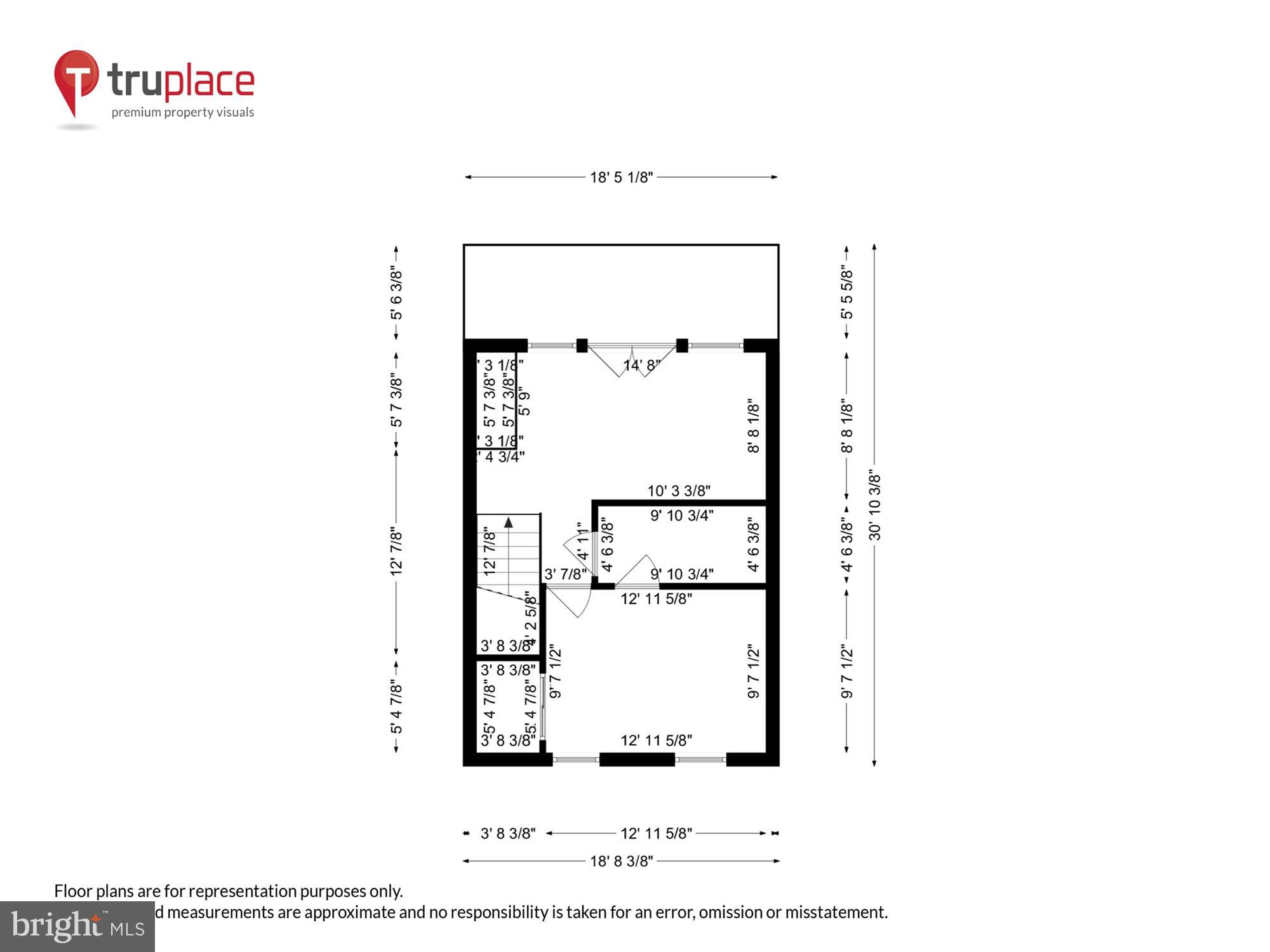 1832 Florida Avenue Northwest Washington, DC 20009 - Photo 58 of 60 a picture of a floor plan