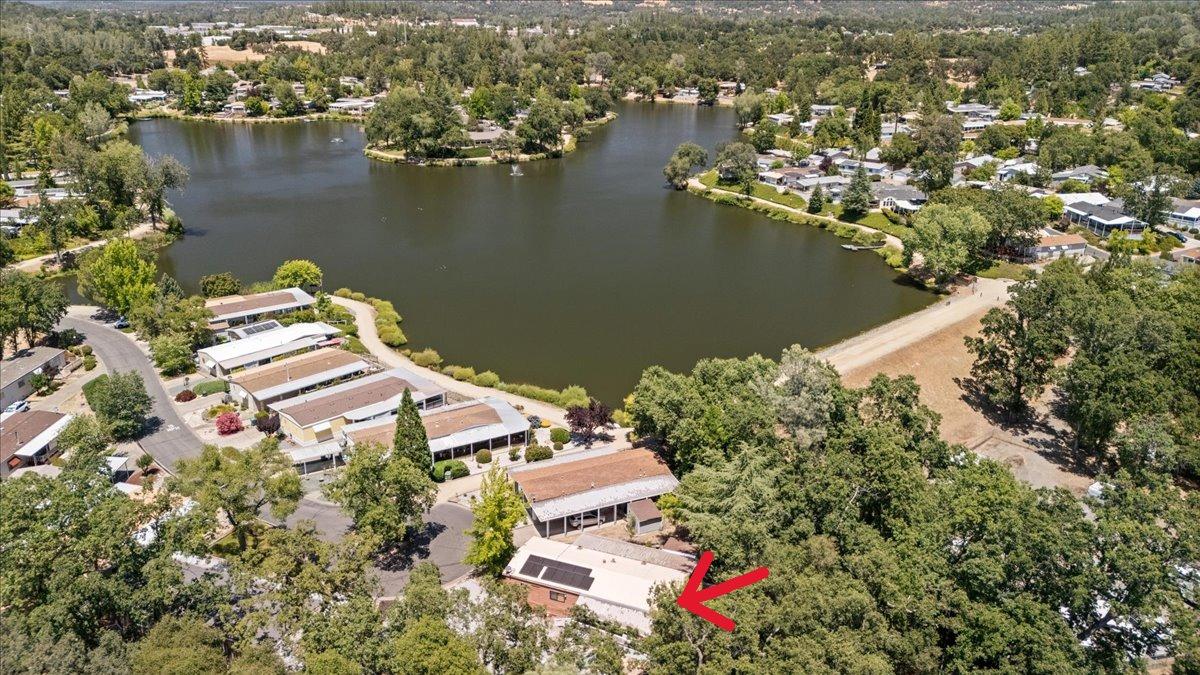 4420 Pleasant Valley Road, Unit 131 Diamond Springs, CA 95619 - Photo 10 of 30 an aerial view of a house with a lake view