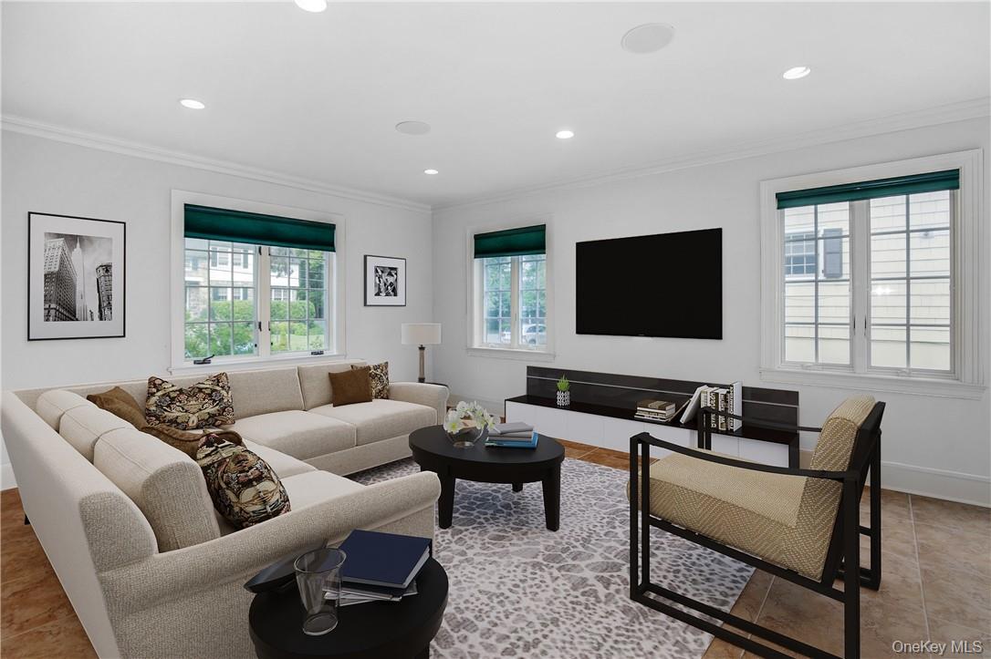 96 Mendota Avenue Rye, NY 10580 - Photo 10 of 18 Virtually staged--conveniently located Family Room/Play Room