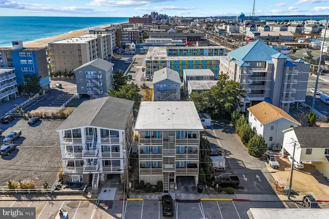 a view of a city that has tall buildings