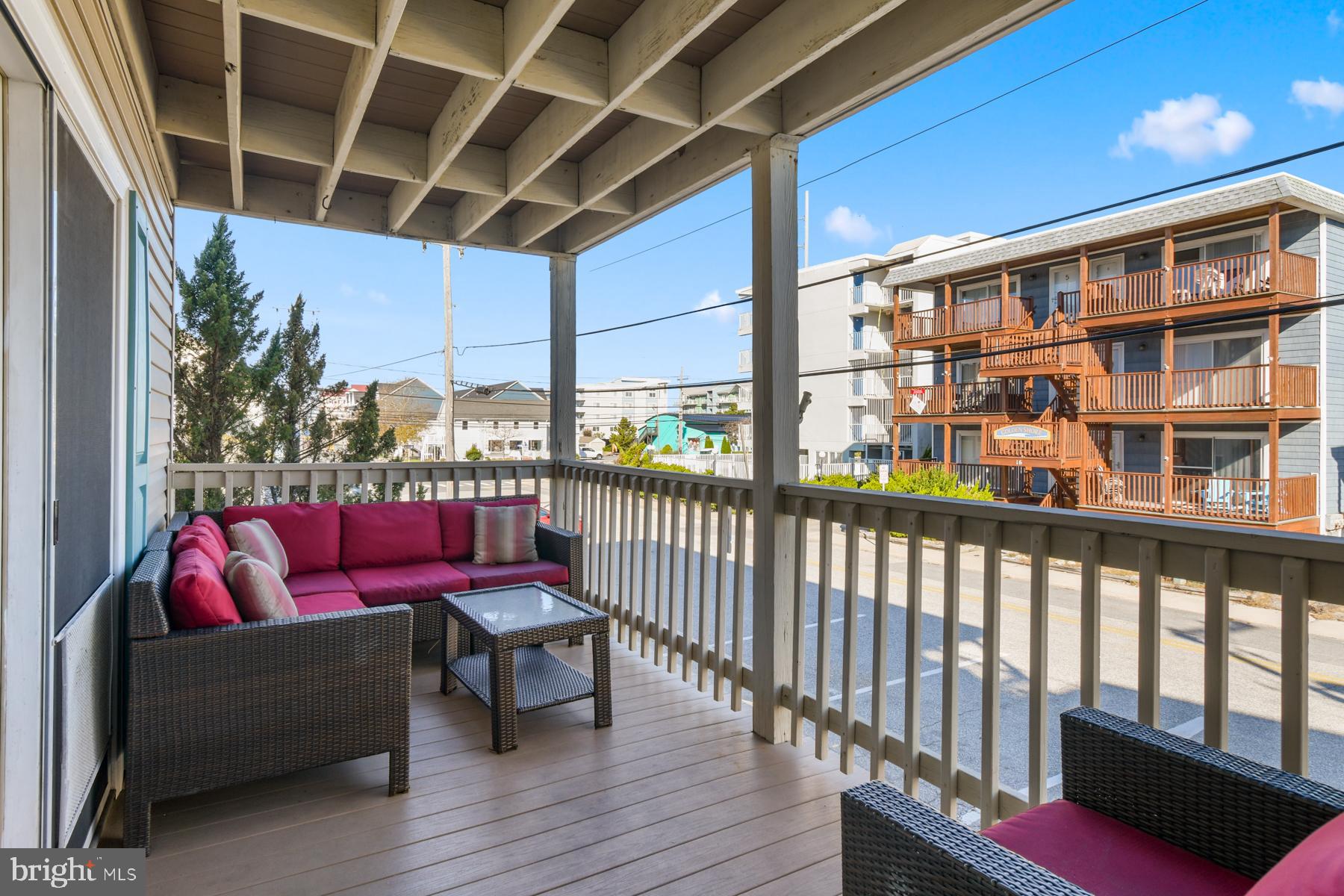 13 75th Street, Unit 1W Ocean City, MD 21842 - Photo 14 of 26 a view of a balcony with couch