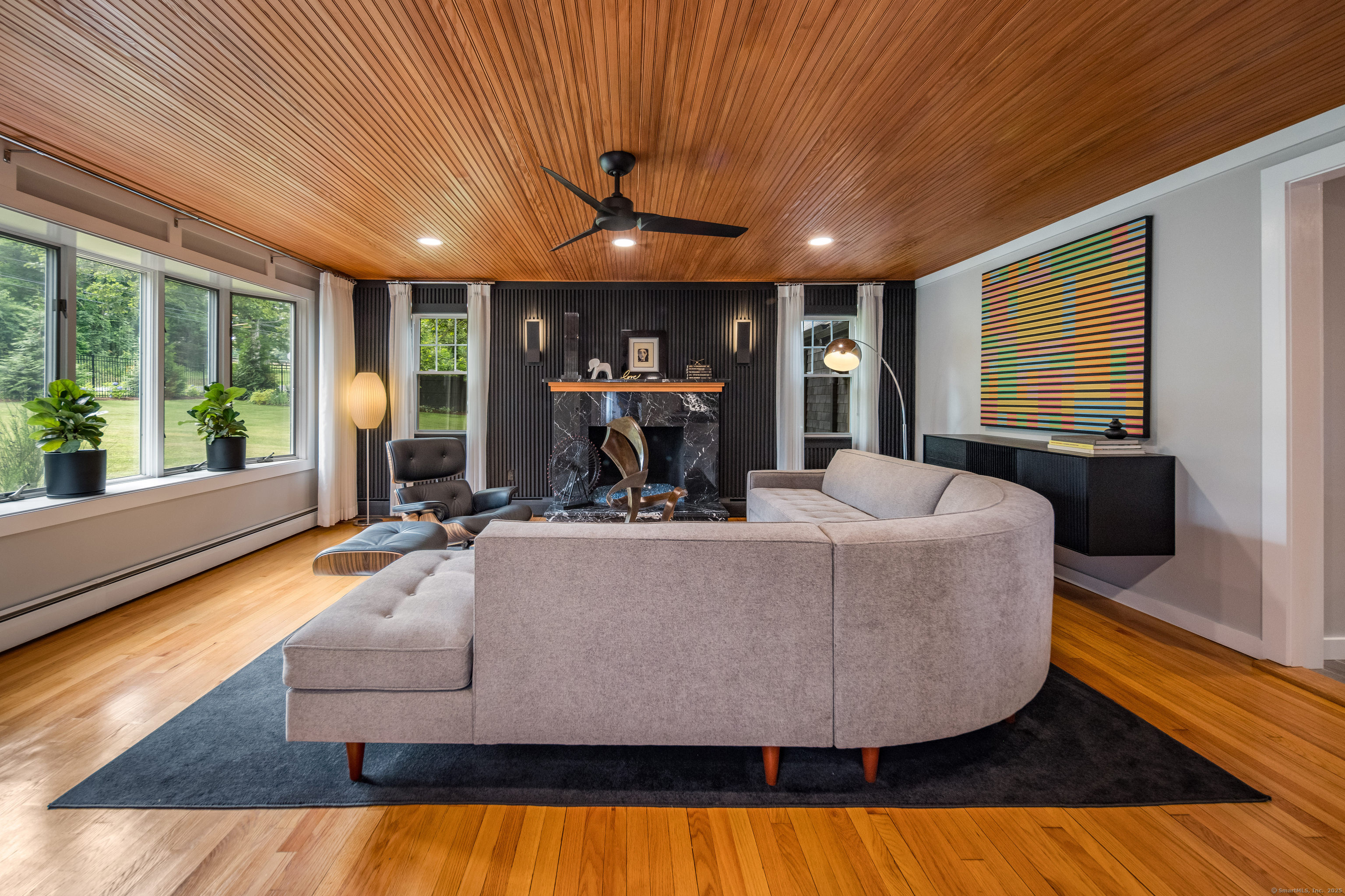 55 Bogel Road East Haddam, CT 06423 - Photo 5 of 39 a living room with furniture and a large window