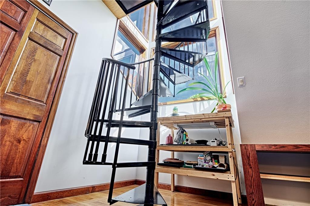 430 Wallace Road Wexford, PA 15090 - Photo 20 of 25 a view of staircase with wooden floor