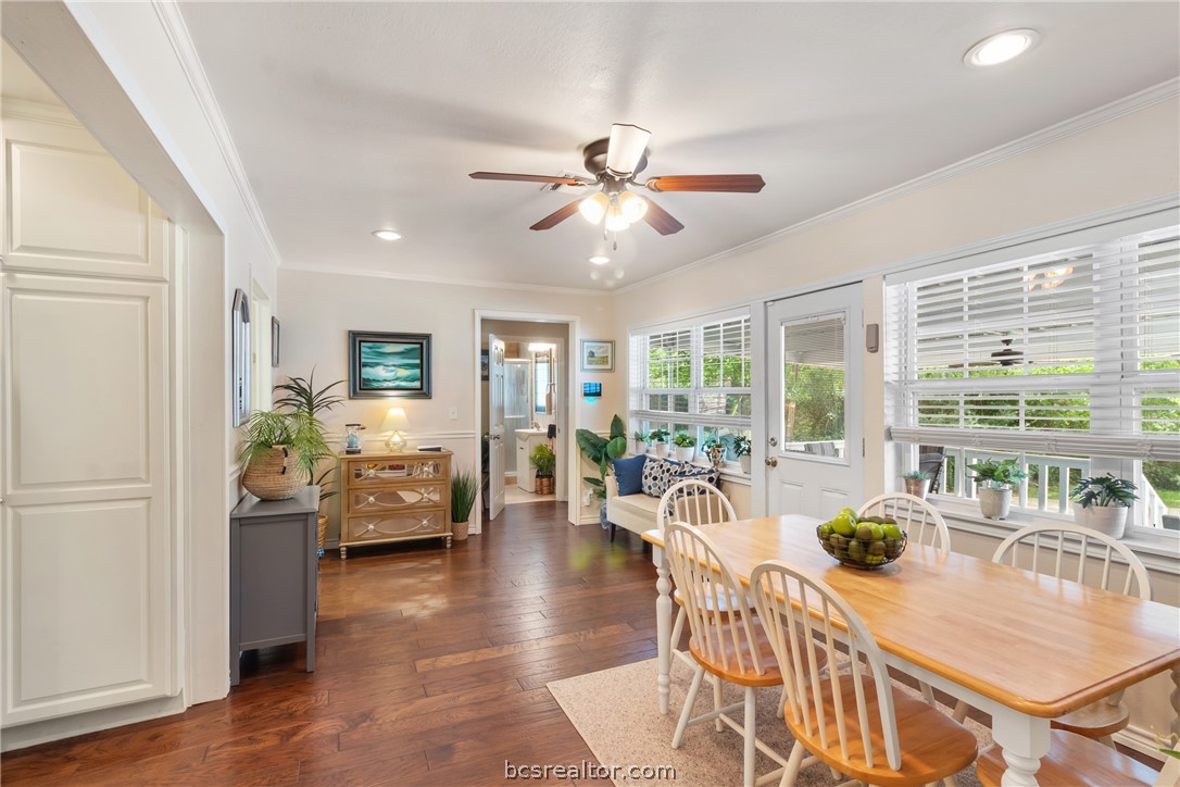 717 Inwood Drive Bryan, TX 77802 - Photo 6 of 48 Dining area with second den/sitting area. Area could house two eating areas if needed.