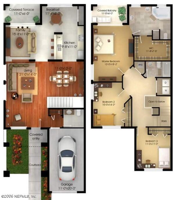 9745 Touchton Road, Unit 2901 Jacksonville, FL 32246 - Photo 1 of 1 Toscano-A Floor Plan