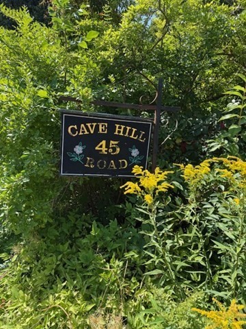 45 Cave Hill Road Leverett, MA 01054 - Photo 2 of 42 a street sign that is on a tree