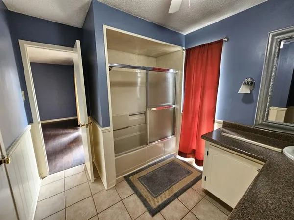 a view of a hallway with elevator