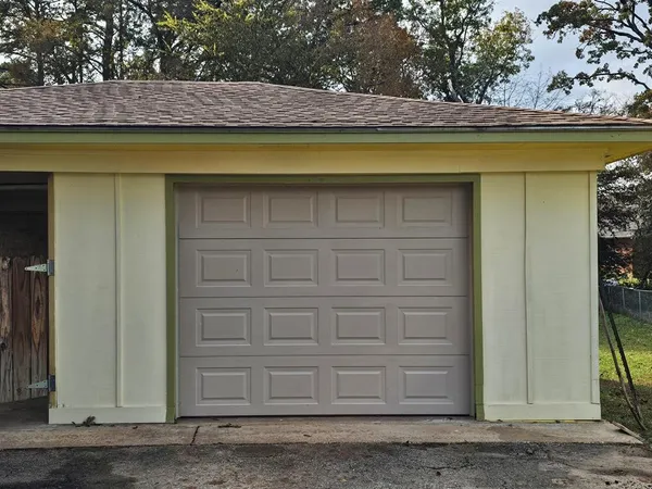a view of a door of the house