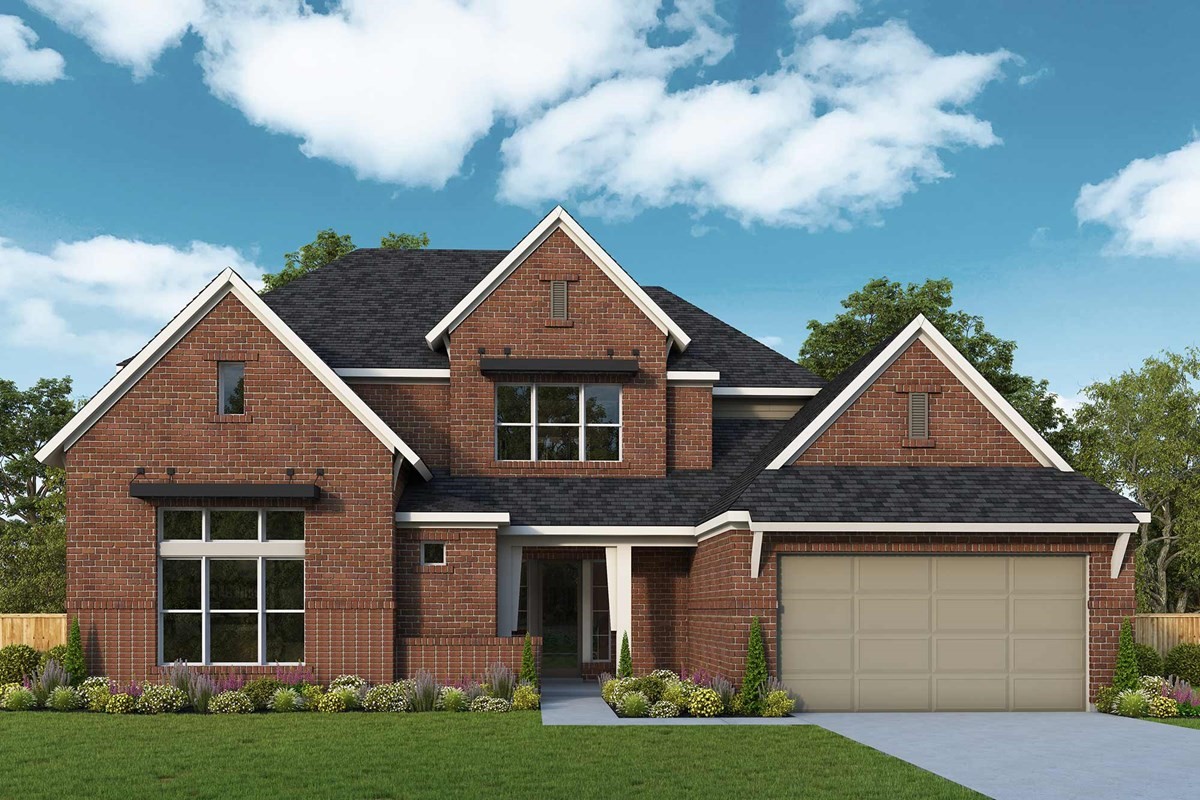 15730 Terracotta Terrace Conroe, TX 77302 - Photo 1 of 14 a front view of a house with a yard