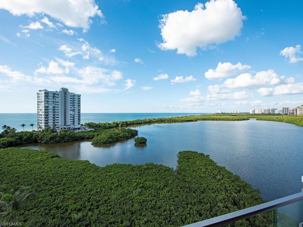 60 Seagate Drive, Unit 904 Naples, FL 34103 - Photo 4 of 35 a view of a lake with a city