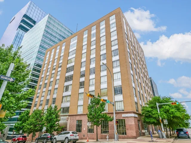 a front view of a building