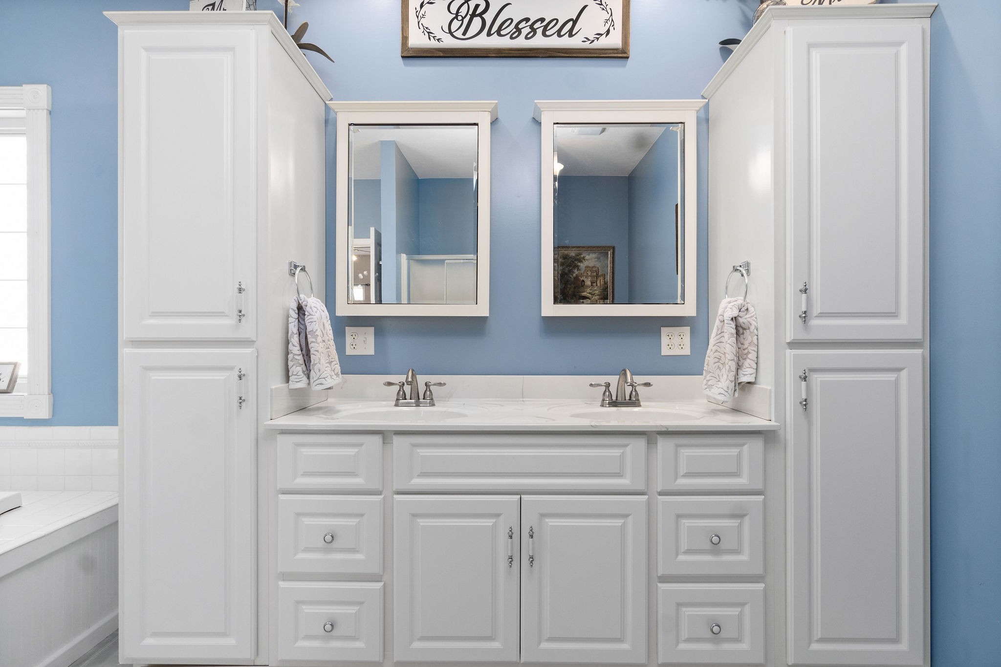 8610 Princeton Road Cerulean, KY 42215 - Photo 22 of 46 a bathroom with a sink and a mirror