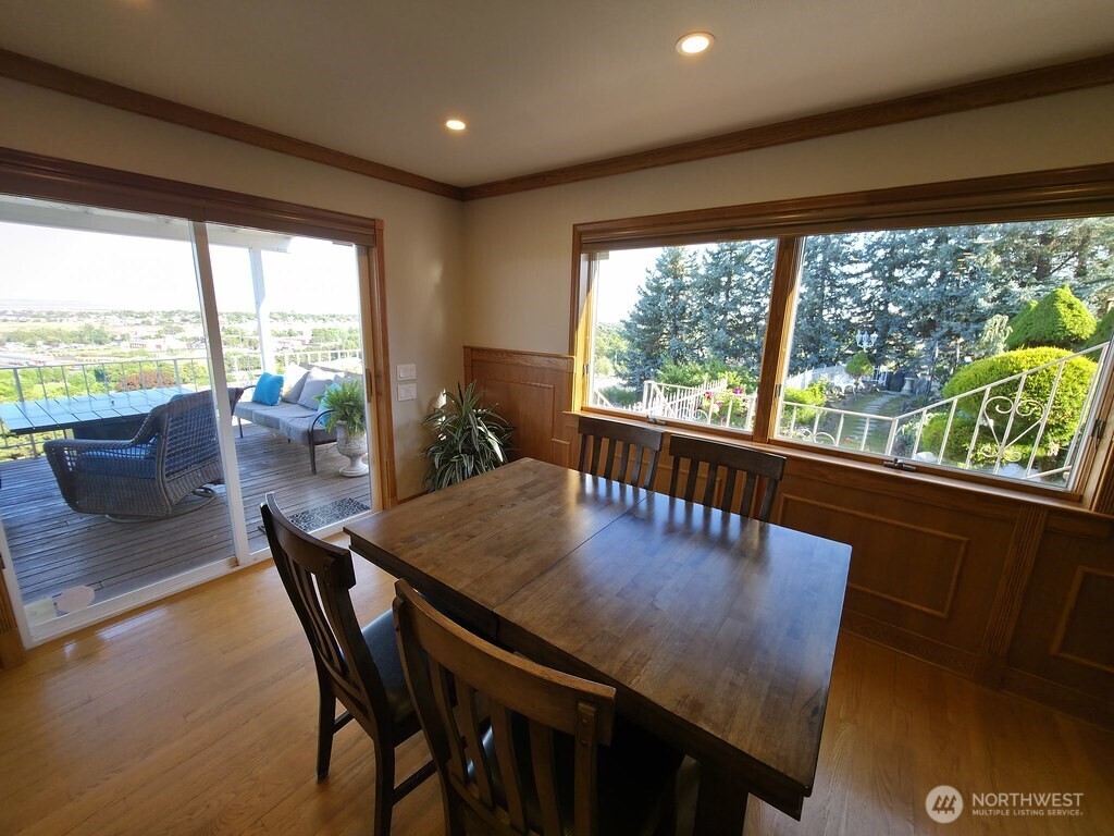 440 West Line Road Ephrata, WA 98823 - Photo 16 of 31 a view of a dining room with furniture window and outside view