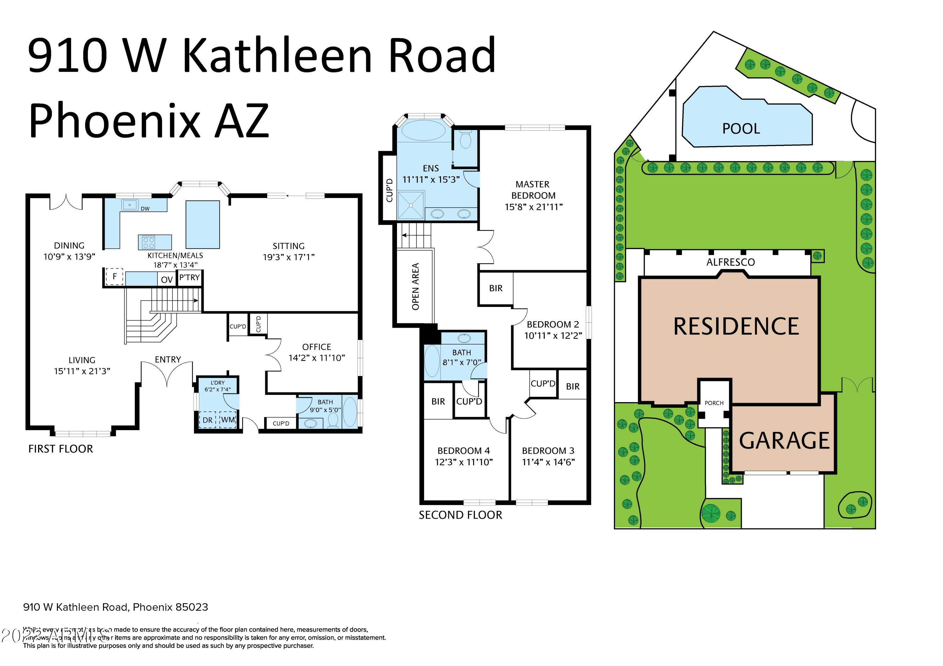 910 West Kathleen Road Phoenix, AZ 85023 - Photo 42 of 42 910 W Kathleen Road UnBranded Floorplan