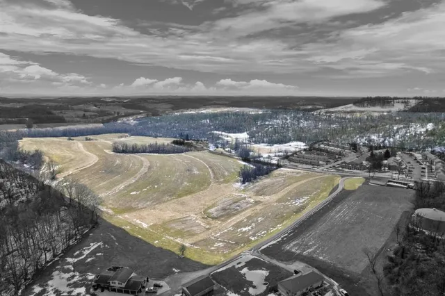 a view of an ocean and beach