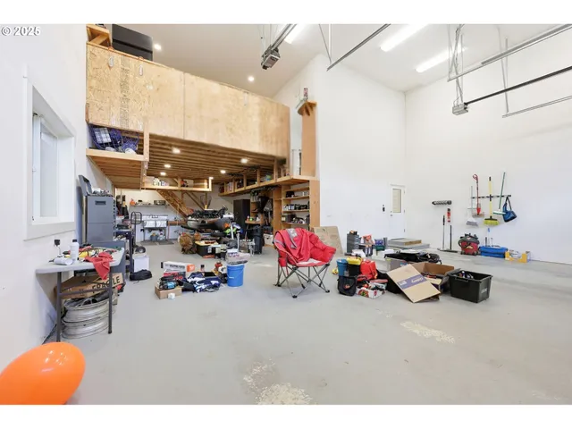 a outdoor living space with patio furniture and potted plants