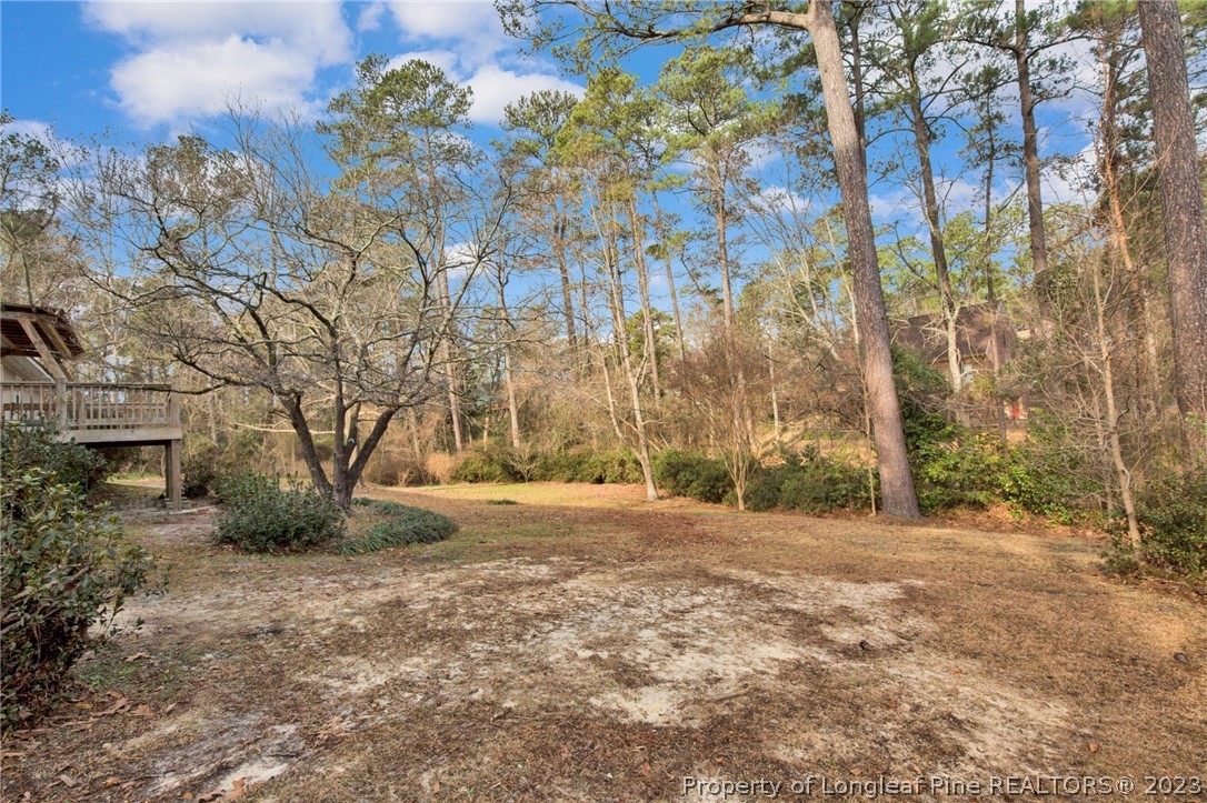 610 Arrowood Road Fayetteville, NC 28311 - Photo 6 of 26 a backyard of a house with lots of green space