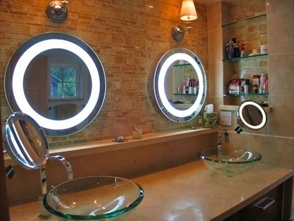 a bathroom with a toilet a sink and a mirror