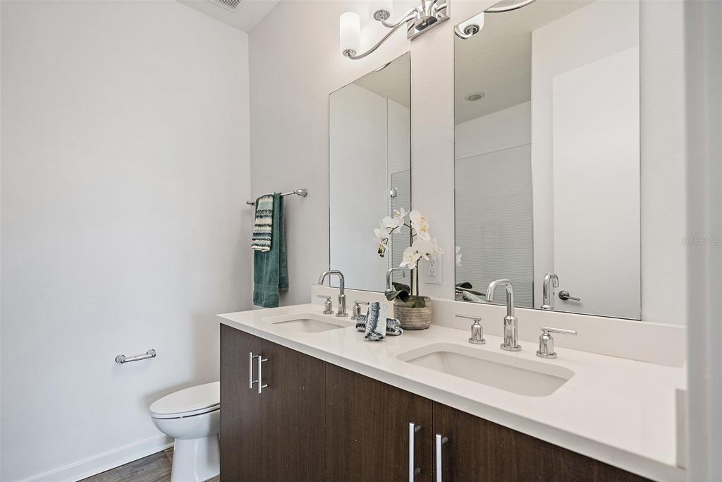 755 Calla Terrace North St. Petersburg, FL 33701 - Photo 15 of 37 a bathroom with a sink and a toilet