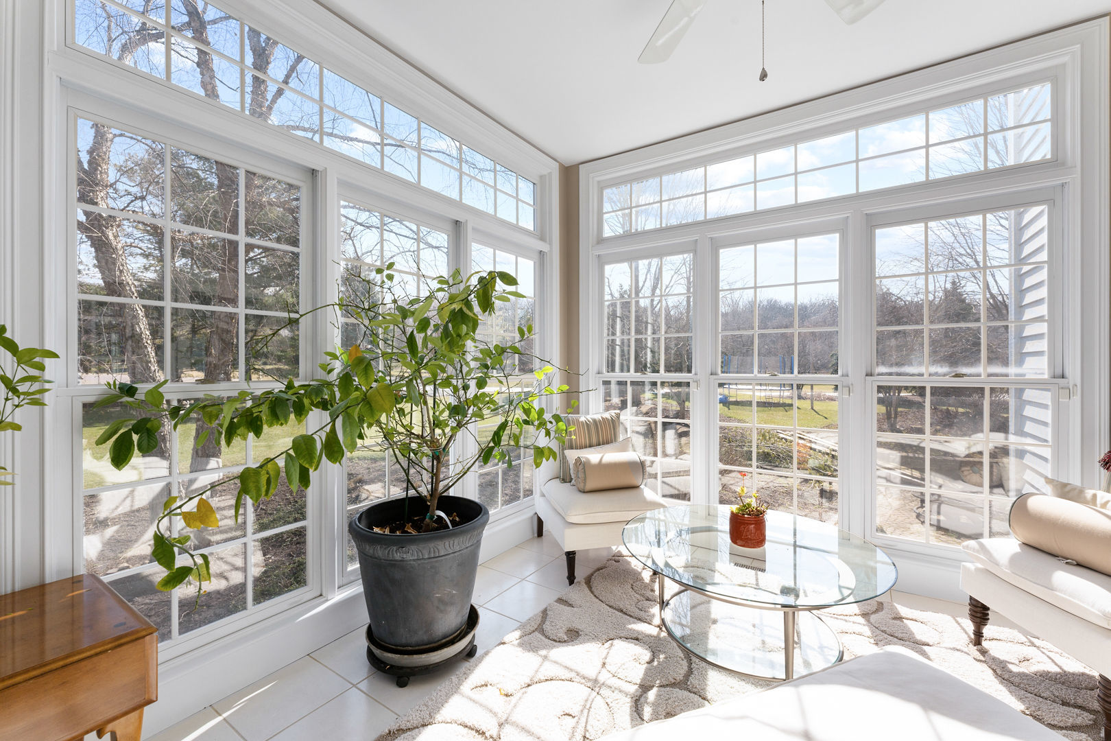 5-n098 Maple Court St. Charles, IL 60175 - Photo 16 of 34 a living room with patio furniture and a potted plant