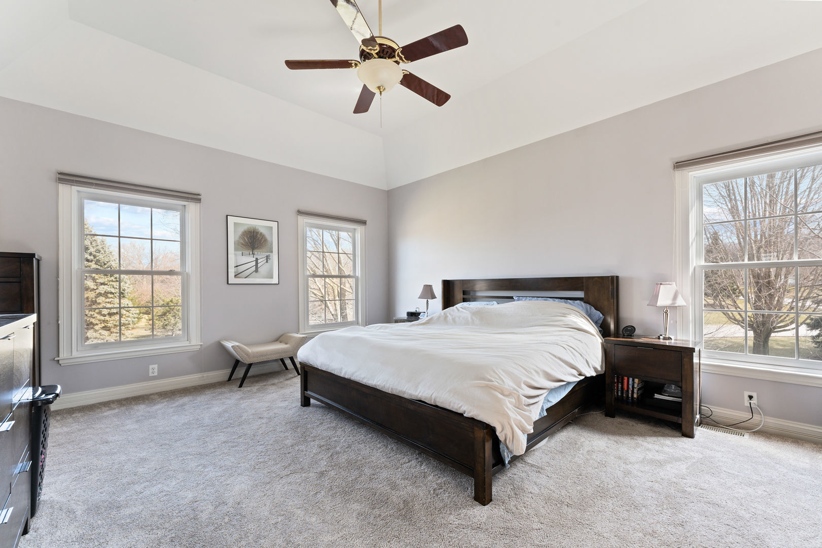 5-n098 Maple Court St. Charles, IL 60175 - Photo 19 of 34 a spacious bedroom with a bed and a window